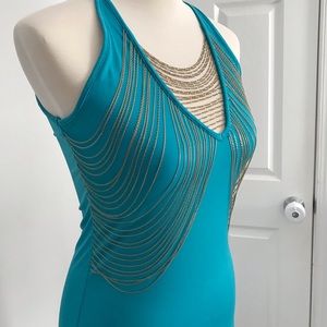 Guess by Marciano turquoise dress